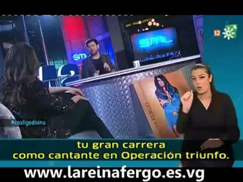 Nuria Fergó en el programa La semana más larga de Canal Sur