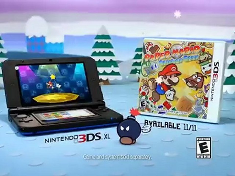 Paper Mario Sticker Star - Bande-annonce #4 - Pub US