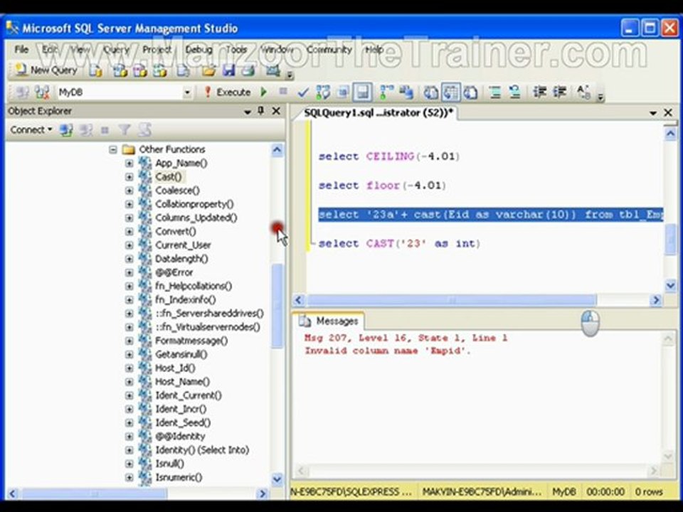 Built In Funcions In Ms Sql Server  7 of 15