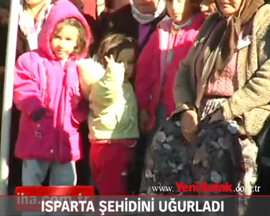Isparta şehidini uğurladı