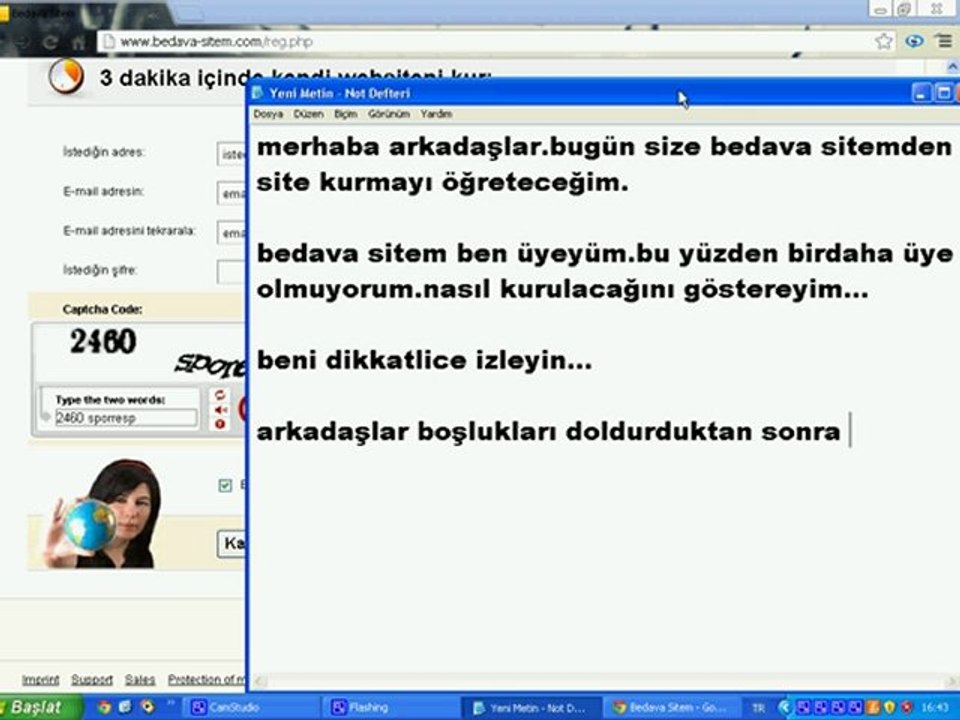 BEDAVA SİTE NASIL KURULUR
