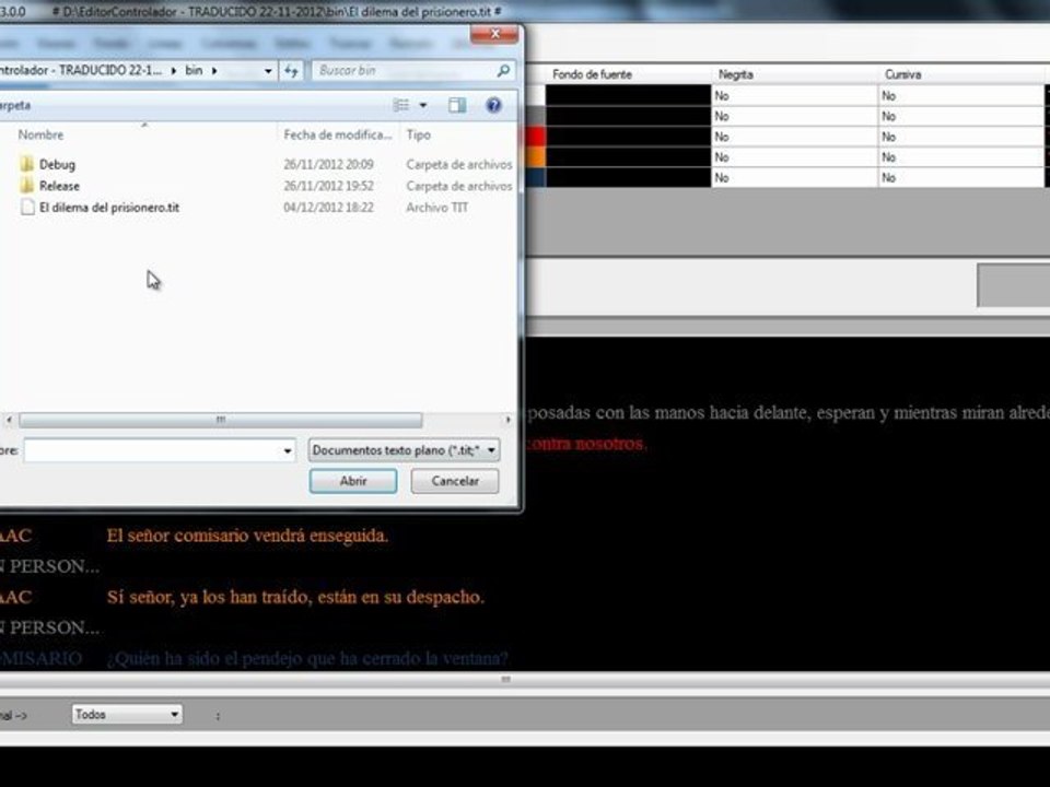 CARGADO FORMATO TIT