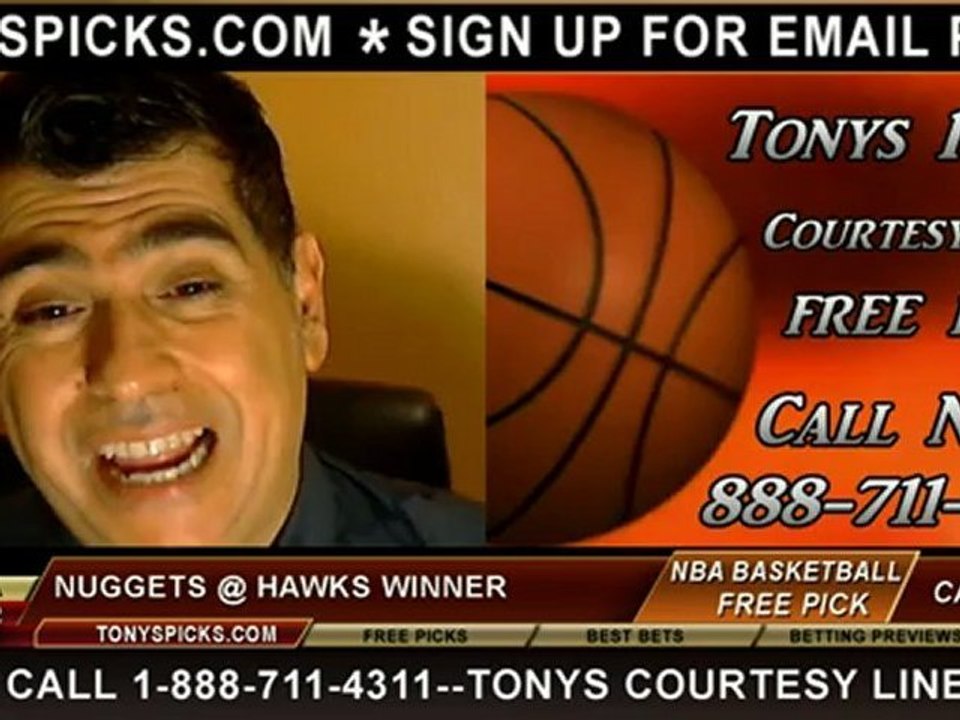 Atlanta Hawks versus Denver Nuggets Pick Prediction NBA Pro Basketball Odds Preview 12-5-2012