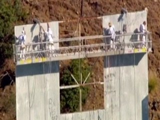 Famous Hollywood Sign Gets Much Needed Makeover