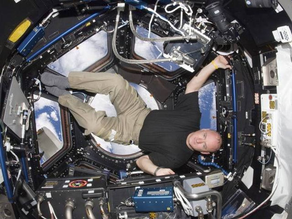 U.S Astronaut Scott Kelly And Russian Cosmonaut...
