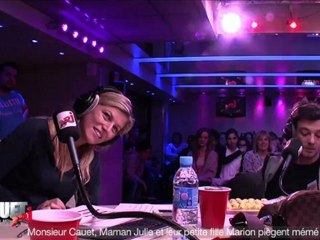 Monsieur Cauet, Maman Julie et leur petite fille Marion piègent mémé qui pique !