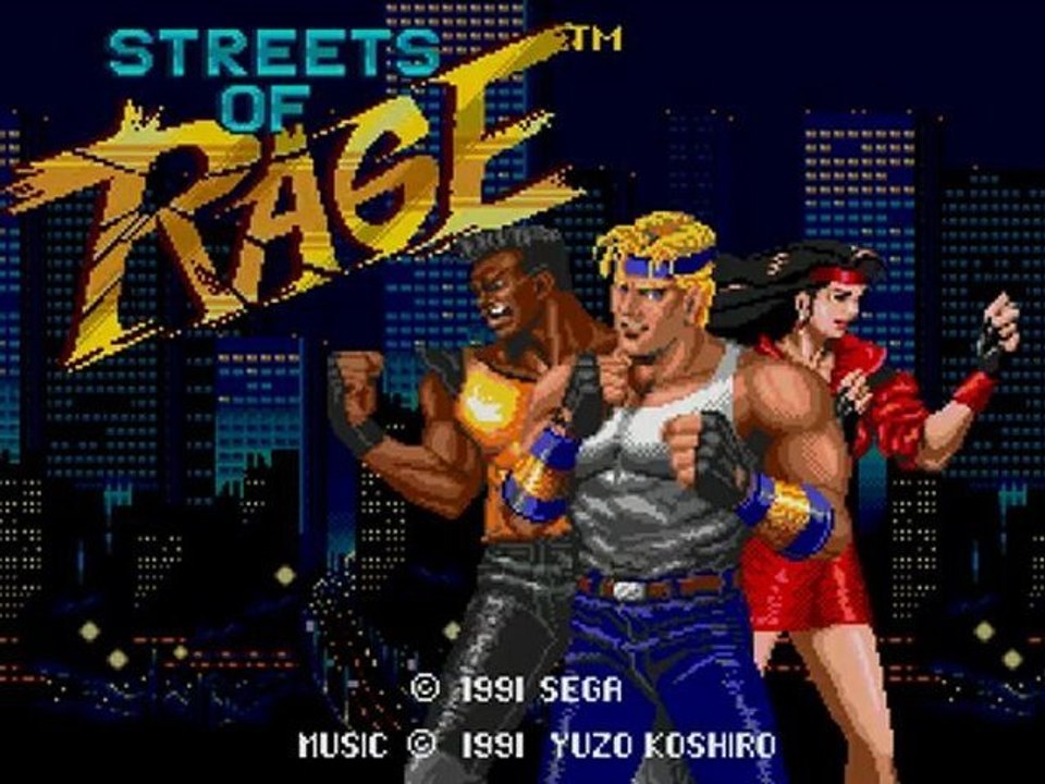 Streets of Rage (1991) - Sega Megadrive Intro