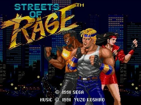 Streets of Rage (1991) - Sega Megadrive Intro