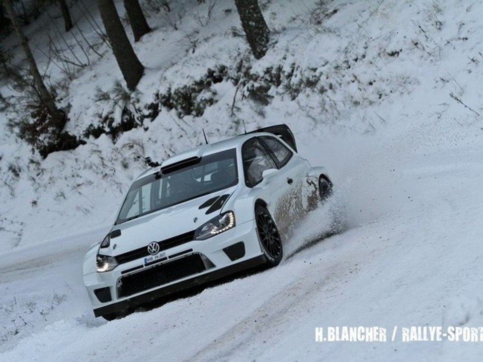 rally monté carlo 2013 essais ogier-ingrassia volkswagen polo WRC 3-12-2012