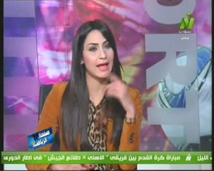 الجزء الاول الاعلاميه هبه ماهر فى صفحه الرياضه مع الناقد محمد الزرقاوى