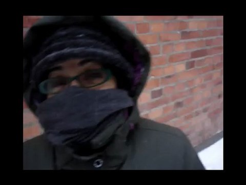 Tempête de neige à Västerås