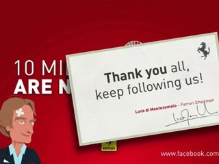 Ferrari: 10 milioni di Fans sulla pagina Facebook