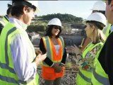 Ana Pastor visita las obras del Canal de Panamá