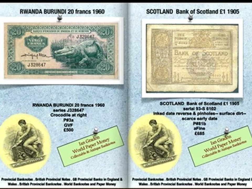 World Banknotes & World Paper Money - Ian Gradon