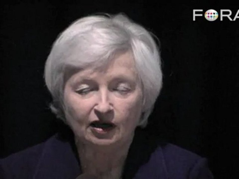 The Fed's Janet Yellen: Deflation Biggest Economic Risk