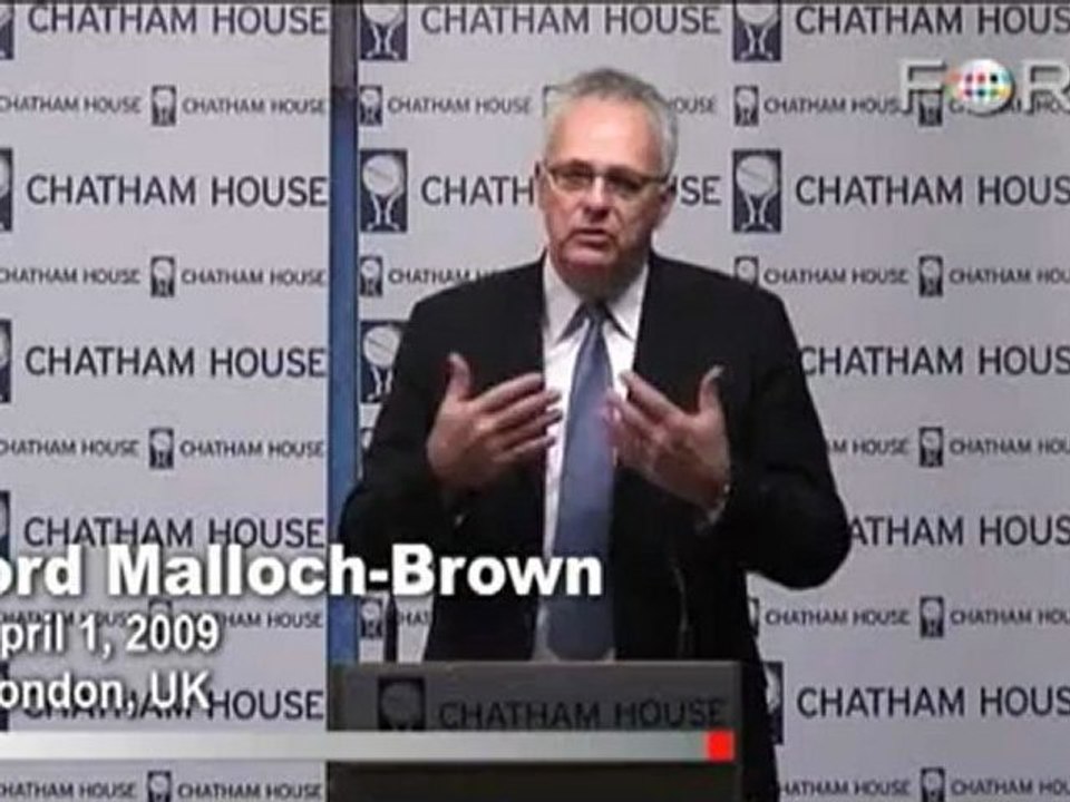 Lord Malloch-Brown: All Eyes on G20 Summit