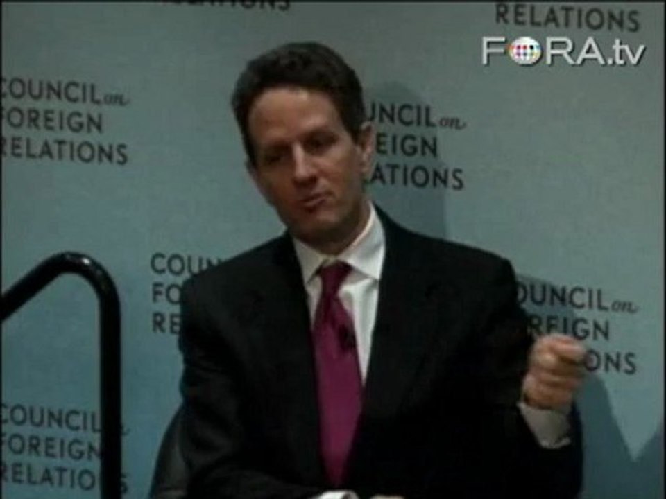 Geithner Justifies Using Taxpayer Money for Bailouts