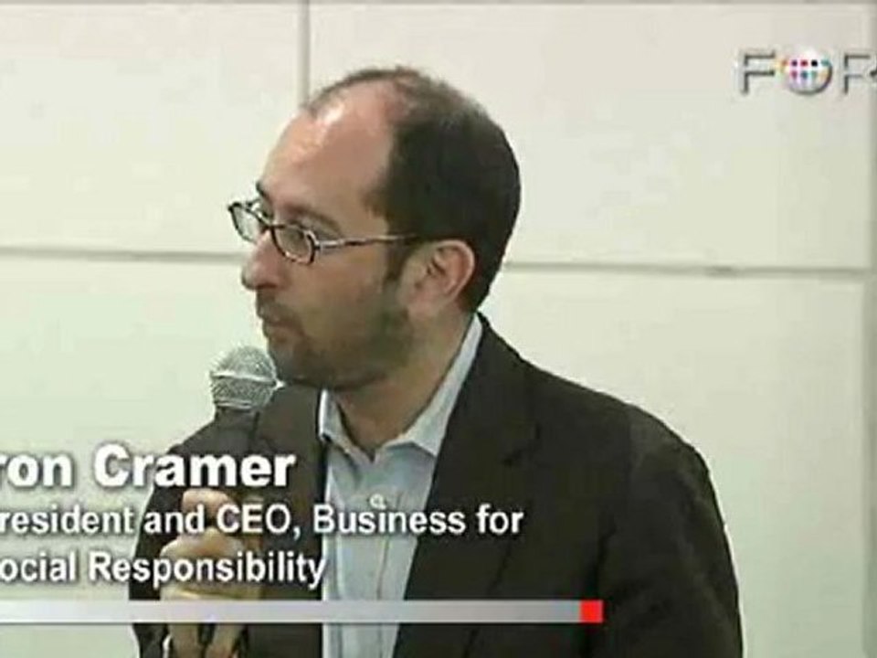 Aron Cramer Finds Hope in the Gloom of Davos Echo Chamber