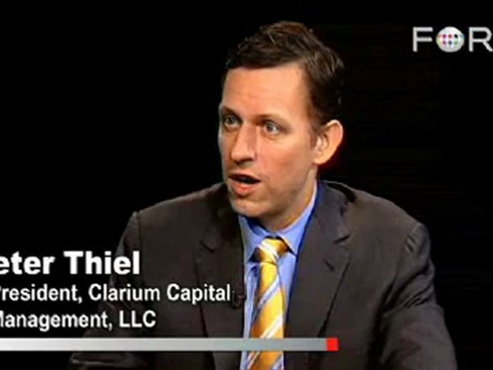 Peter Thiel: Flawed Assumptions Led to Economic Collapse
