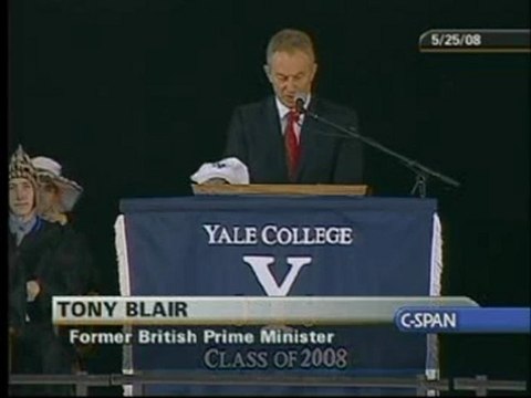 Tony Blair Challenges Students to Become Global Citizens