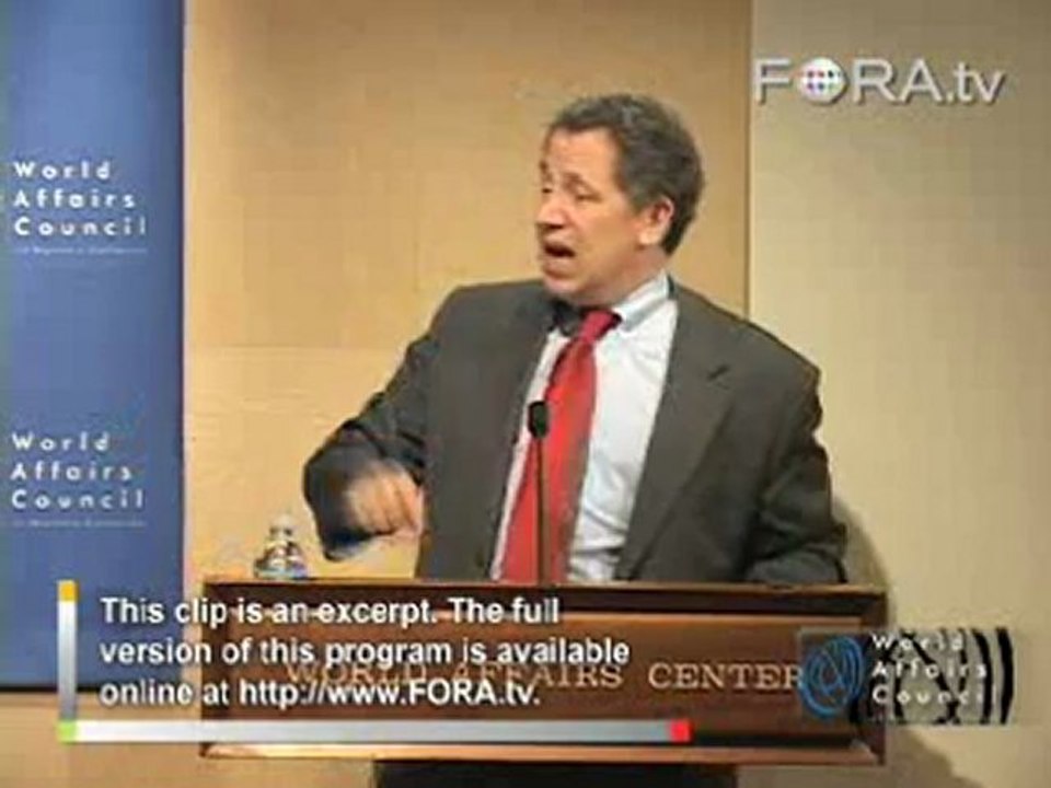 David Rothkopf on the Federal Bailout of Private Finance