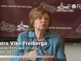 Vaira Vike-Freiberga on Latvia Joining NATO