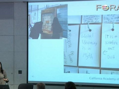 A Climate Change Exhibit Inspired by Social Networking