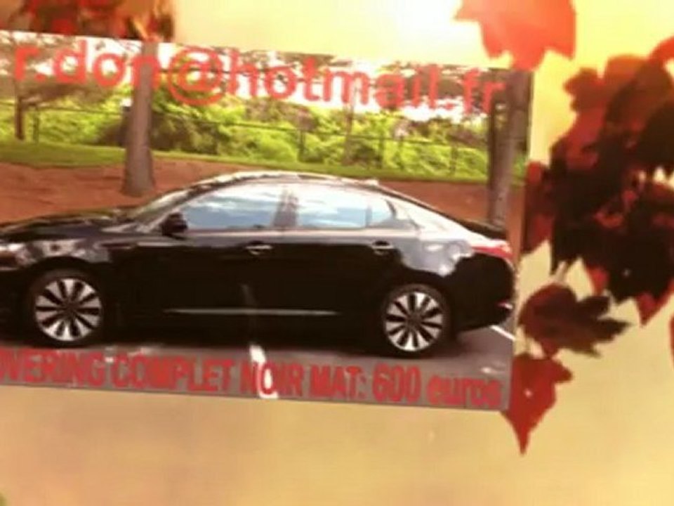 Kia Optima, Kia Optima, Kia Optima essai video, Kia Optima covering, Kia Optima peinture noir mat