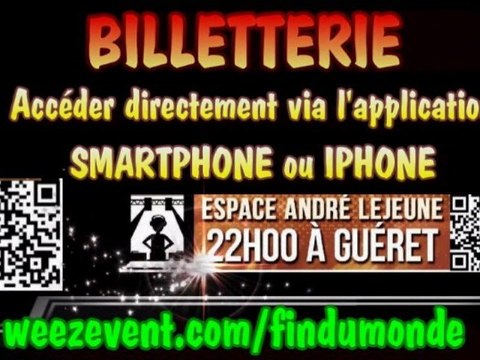 Billetterie FIN DU MONDE