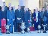 Emotivo homenaje a Di Stéfano en un acto que distinguió a Del Bosque y Ronaldo