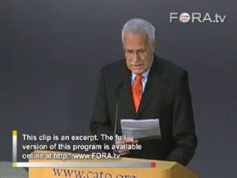 Vaclav Klaus on Supranationalism in Europe