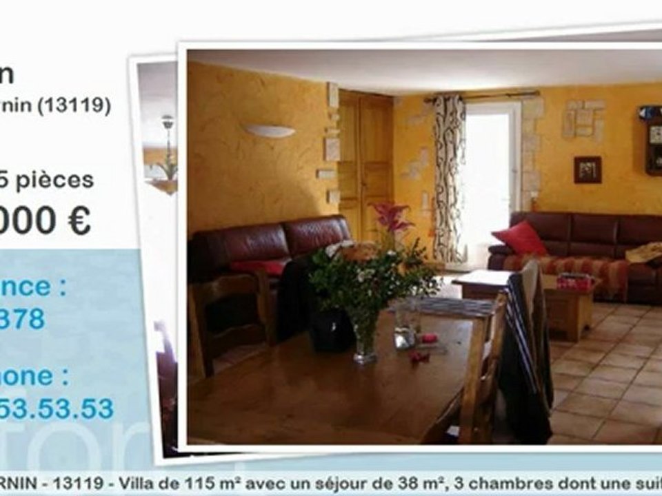 Vente maison 5 pièces St savournin