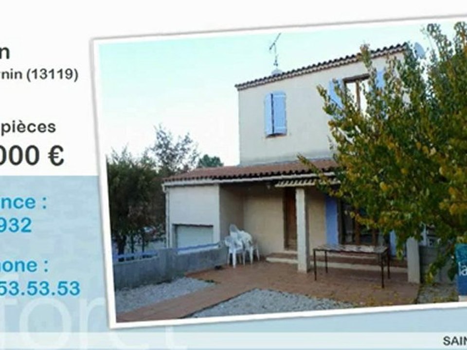 Vente maison 4 pièces St savournin