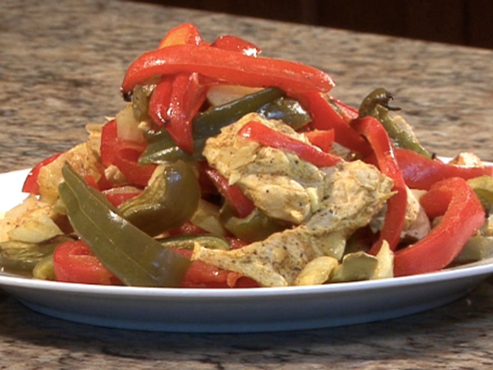 How To Make Moroccan Chicken With Peppers And Onions