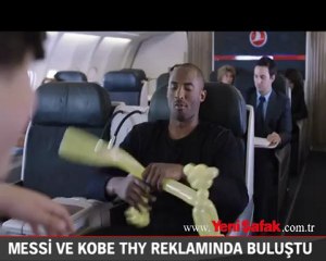 THY hostesi Messi ve Kobe'yi hüsrana uğrattı