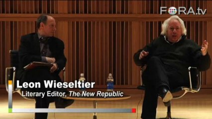 Wieseltier Slams New Atheism, Calls Hitchens a 'Buffoon'