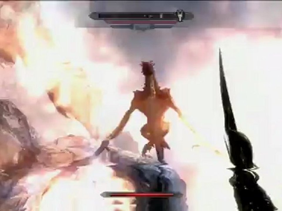 Skyrim Dragonborn - Dragon monte