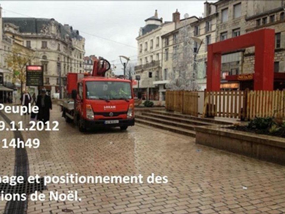 Place du Peuple rapport présent / passé