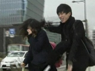 Strong winds wreak havoc in northern Japan