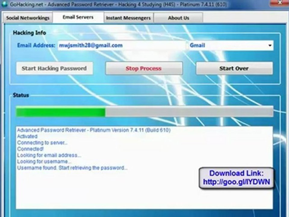 Gmail Password Hacking Software 2013 [New!]
