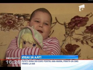 ANA-MARIA IOANA BUSUIOC. Un copil exceptional bolnav de cancer, cu o poveste sfasietoare