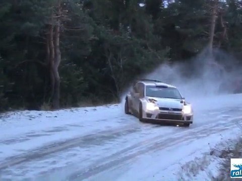 Essais Volkswagen Polo WRC Monte Carlo 2013