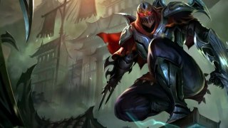 League of legends Login themes - Zed, the Master of Shadows