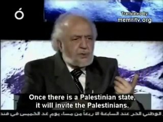Farid Salman pour que la Jordanie et la cisjordanie soient un Etat palestinien :