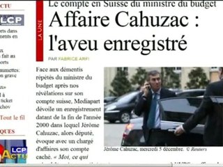 Reportages : Jérôme Cahuzac continue de nier, Mediapart persiste