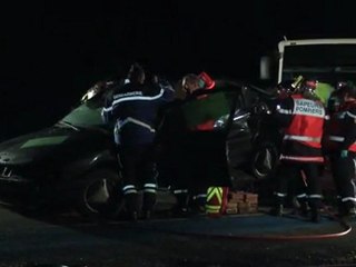 Simulation d’accident de la route sur le Circuit Bugatti