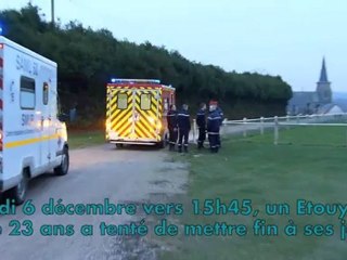 Etouy : Un jeune tente de mettre fin à ses jours