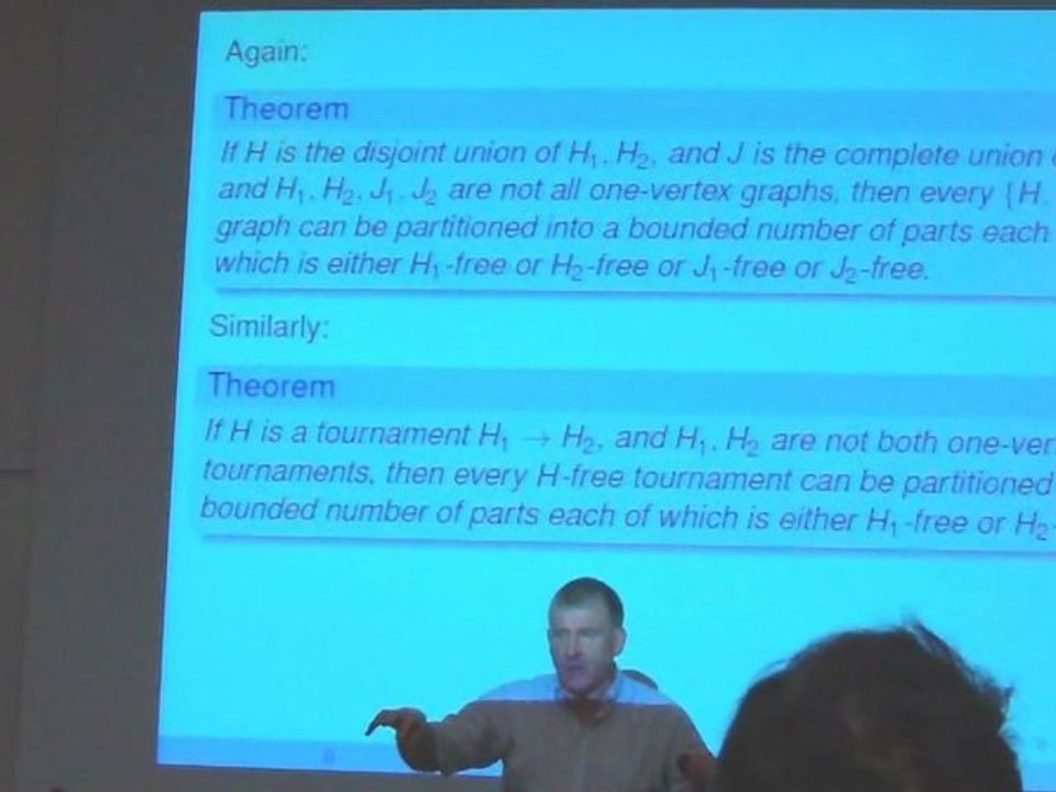 Paul Seymour - Graphs, Tournaments, Colouring and Containment [part2]