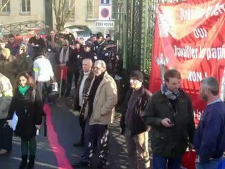 Manifestation des agriculteurs de l'Aisne à Laon