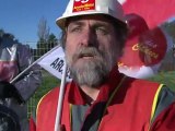 Florange: des salariés d'ArcelorMittal à Fos bloquent l'usine